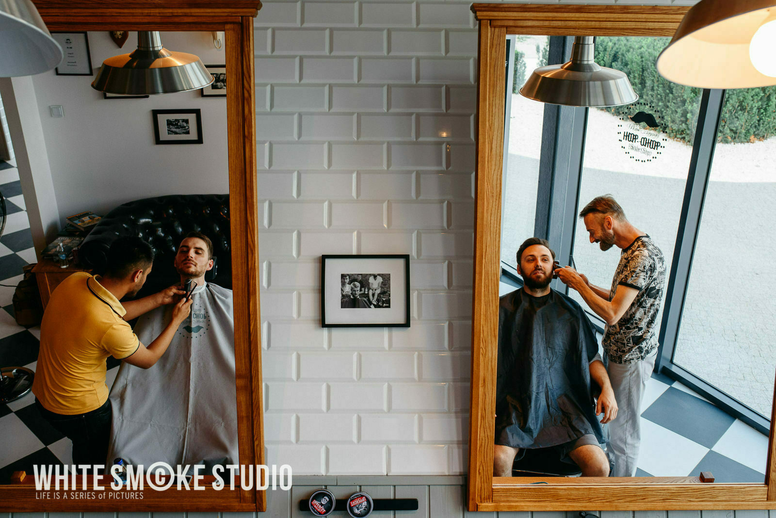 Ślub w plenerze, Stara Oranżeria, Kasia i Artur 179 Kasia_Artur_007_hopchop_barbershop