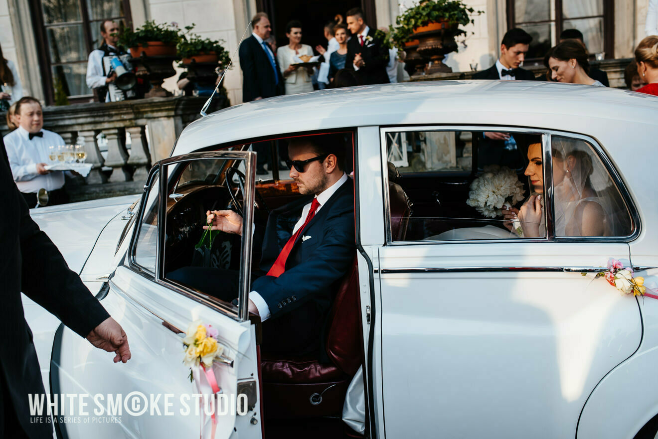 Ślub w Pałacu Obory w kwitnących magnoliach, Paulina i Tomek 73 Ślub w Pałacu Obory
