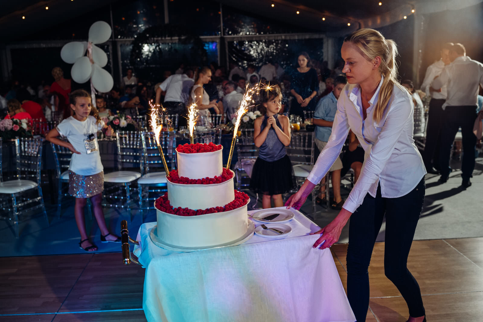 Reportaż ślubny Justyny i Marcina w Sieniawie 200 Przyjęcie w Namiocie Sieniawa